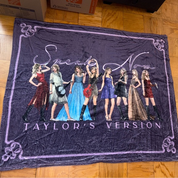 Taylor Swift Speak Now Blanket - barely used - Picture 1 of 1